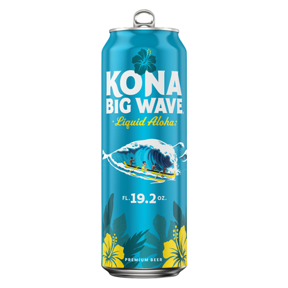 Kona Big Wave Premium Beer 19.2oz Can 4.4% ABV