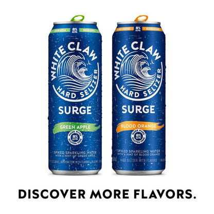 White Claw Hard Seltzer Surge Cranberry Single 19.2oz Can 8% ABV