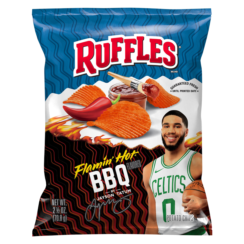 Ruffles Flamin' Hot BBQ Potato Chips 2.5oz