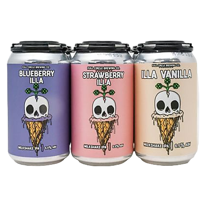 Full Circle Brewing Co. Illa Milkshake IPA Mix Pack 6pk 12oz