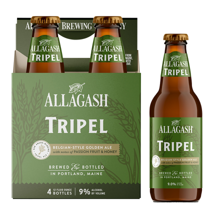 Allagash Tripel 4pk 12oz Btl 9.0% ABV