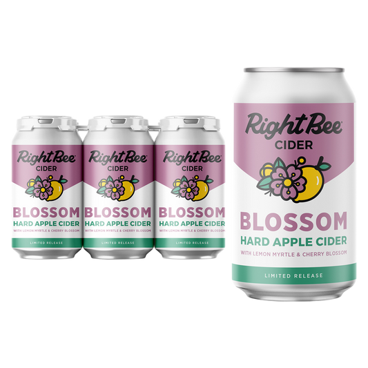 Right Bee Cider Blossom 6pk 12oz Btl 6.0% ABV