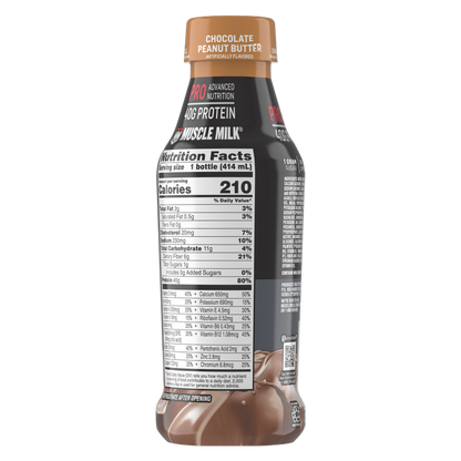Muscle Milk Chocolate Peanut Butter Pro Advanced Nutrition Protein Shake 14oz Btl