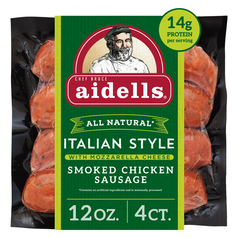 Aidells Italian Style Chicken Sausage with Mozzarella Cheese - 12oz