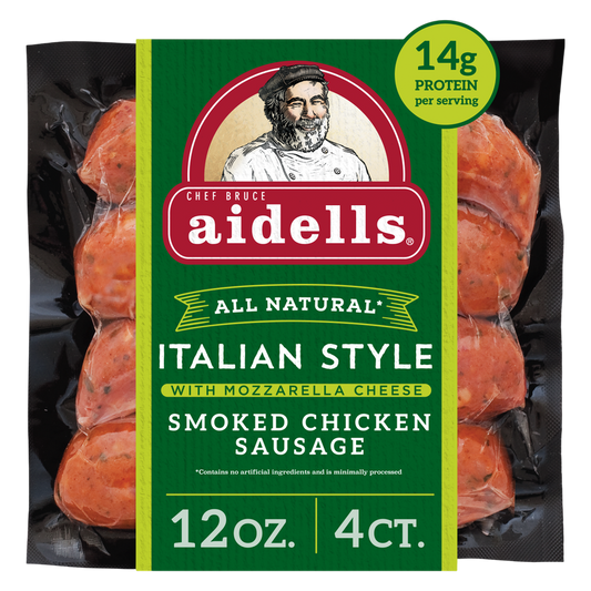 Aidells Italian Style Chicken Sausage with Mozzarella Cheese - 12oz