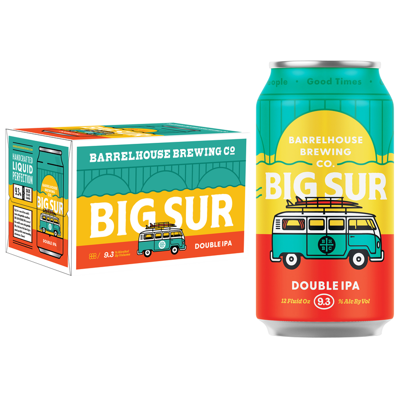 BarrelHouse Big Sur Double IPA 6pk 12oz Can 9.3% ABV