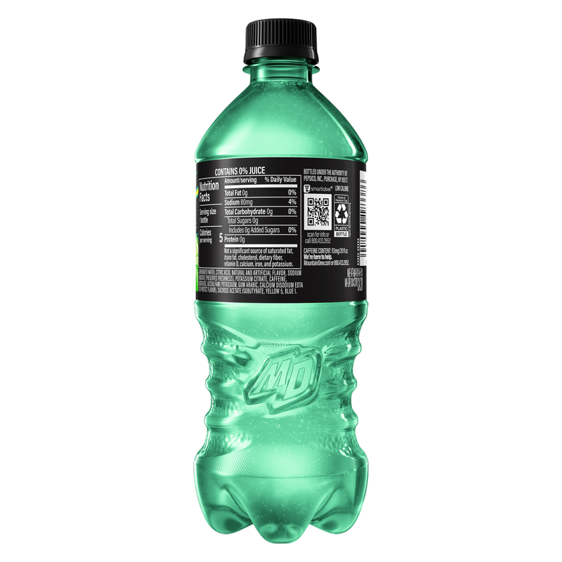 Mountain Dew Zero Sugar Baja Blast 20oz Btl