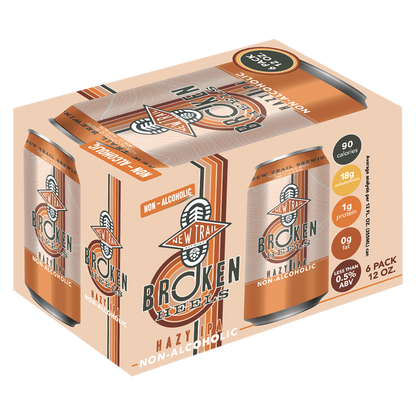 New Trails Broken Heels Hazy IPA NA 6pk 12oz Can 0.5% ABV