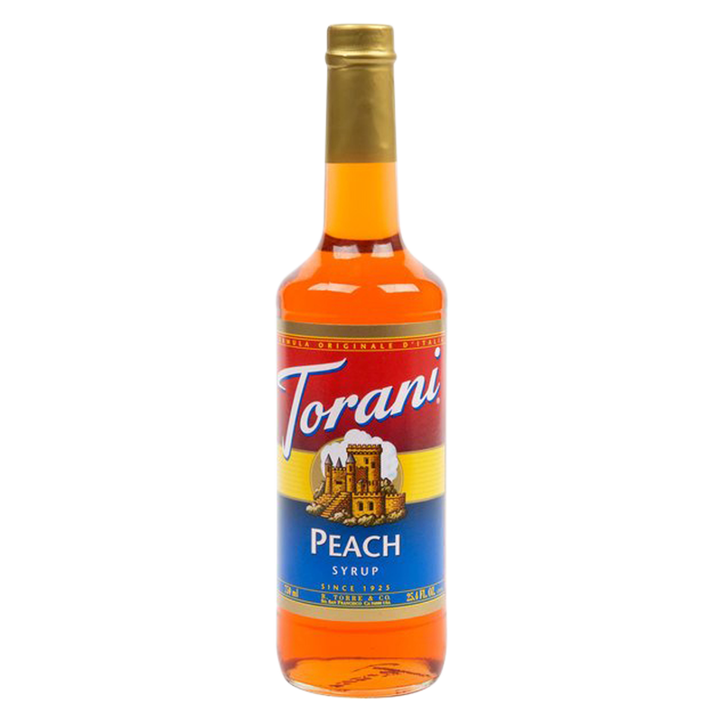Torani Peach Syrup 750mL Btl