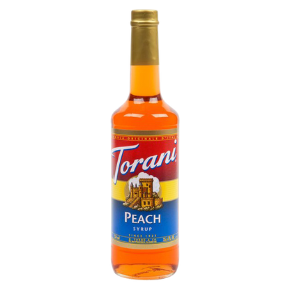 Torani Peach Syrup 750mL Btl