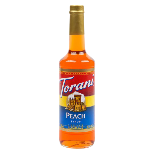 Torani Peach Syrup 750mL Btl