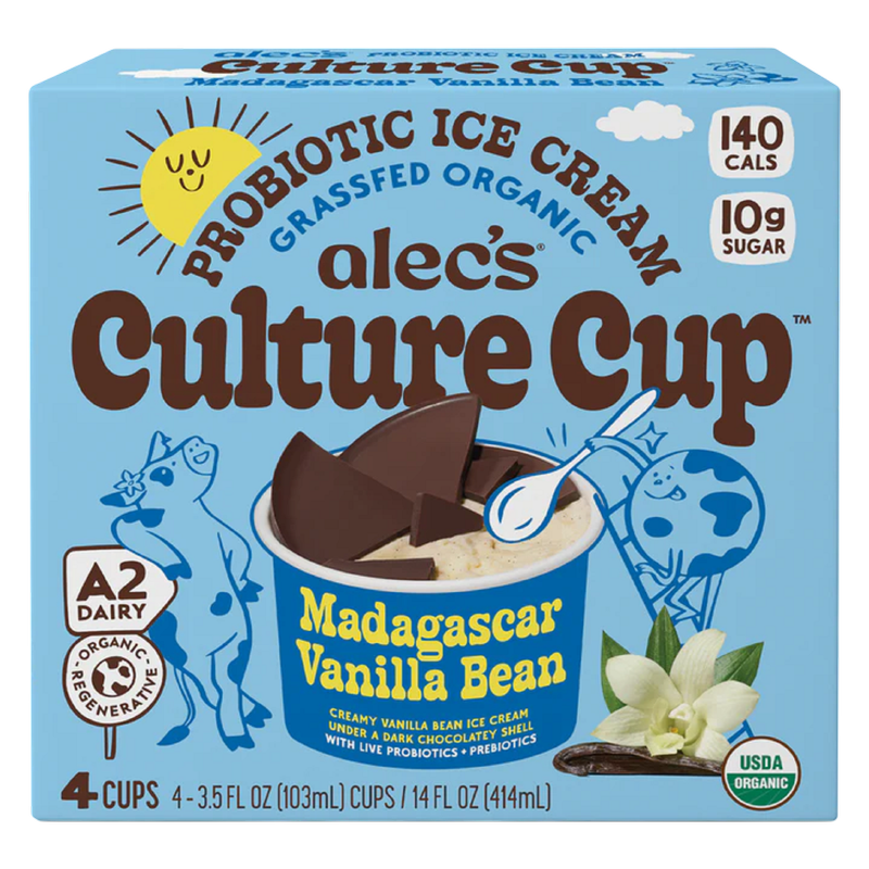 Alec's Madacasgar Vanilla Culture Cup 4ct