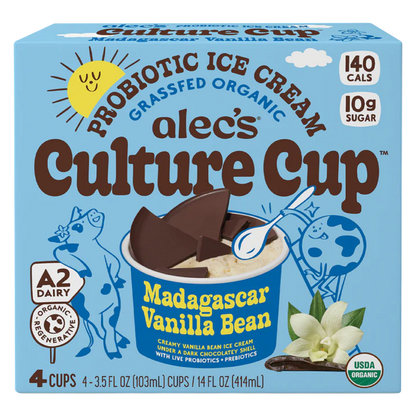 Alec's Madacasgar Vanilla Culture Cup 4ct