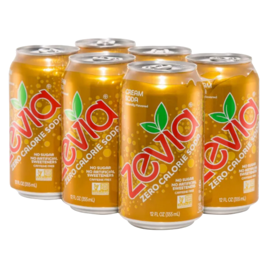 Zevia Cream Soda 6pk 12oz Can