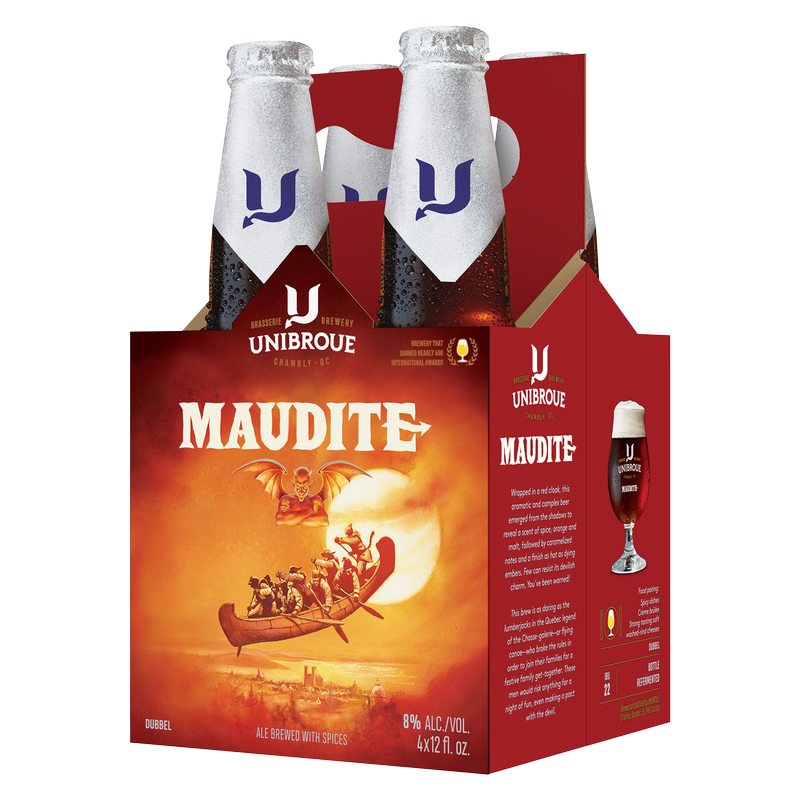 Unibroue Maudite 4pk 12oz Btl