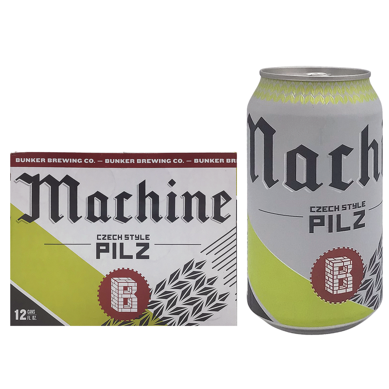 Bunker Brewing Machine Pilz 12Pk 12Oz Can 5.2% Abv