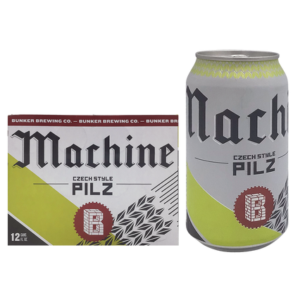 Bunker Brewing Machine Pilz 12Pk 12Oz Can 5.2% Abv