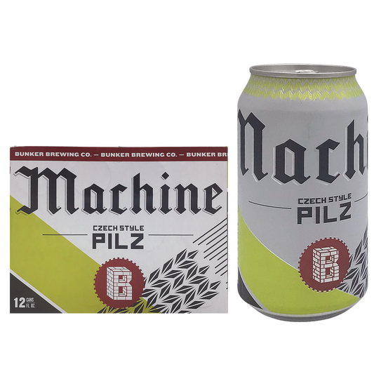Bunker Brewing Machine Pilz 12Pk 12Oz Can 5.2% Abv