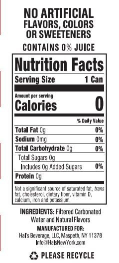 Hal's New York Black Cherry Seltzer 8pk 12oz Can