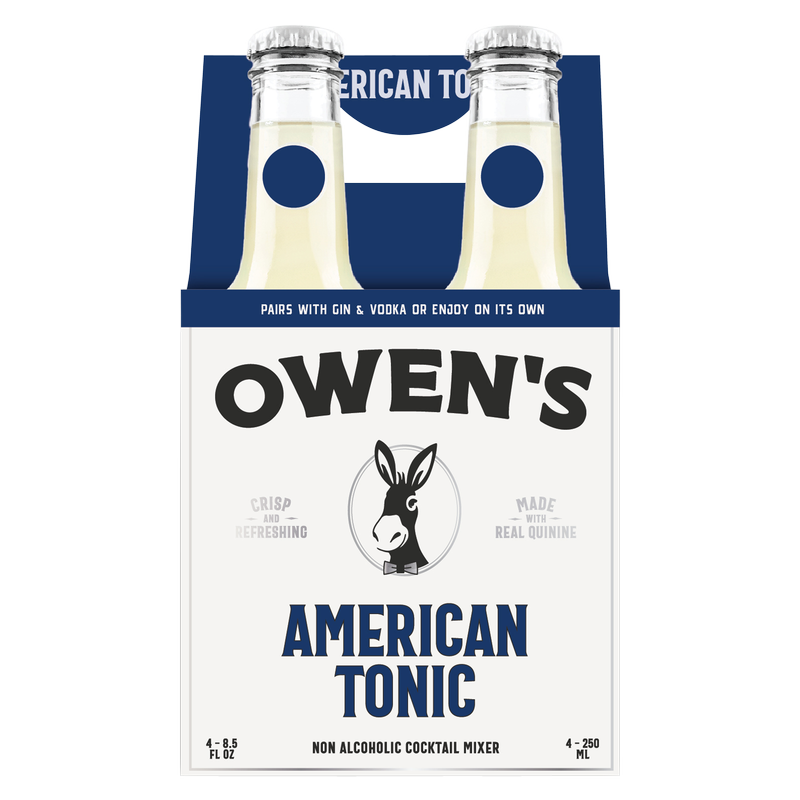 Owen's American Tonic 4pk 250ml Glass Btl
