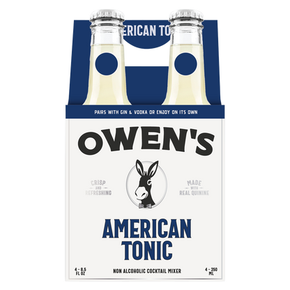 Owen's American Tonic 4pk 250ml Glass Btl
