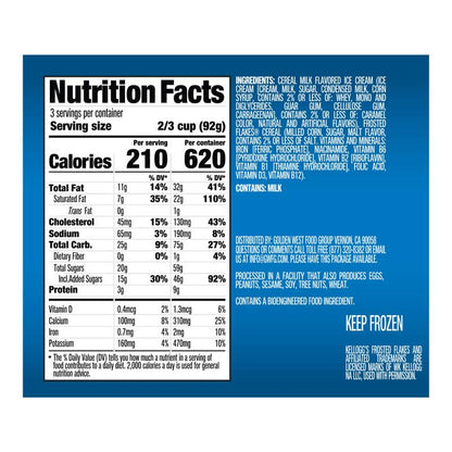 Kellogg's Frosted Flakes Ice Cream, 14oz