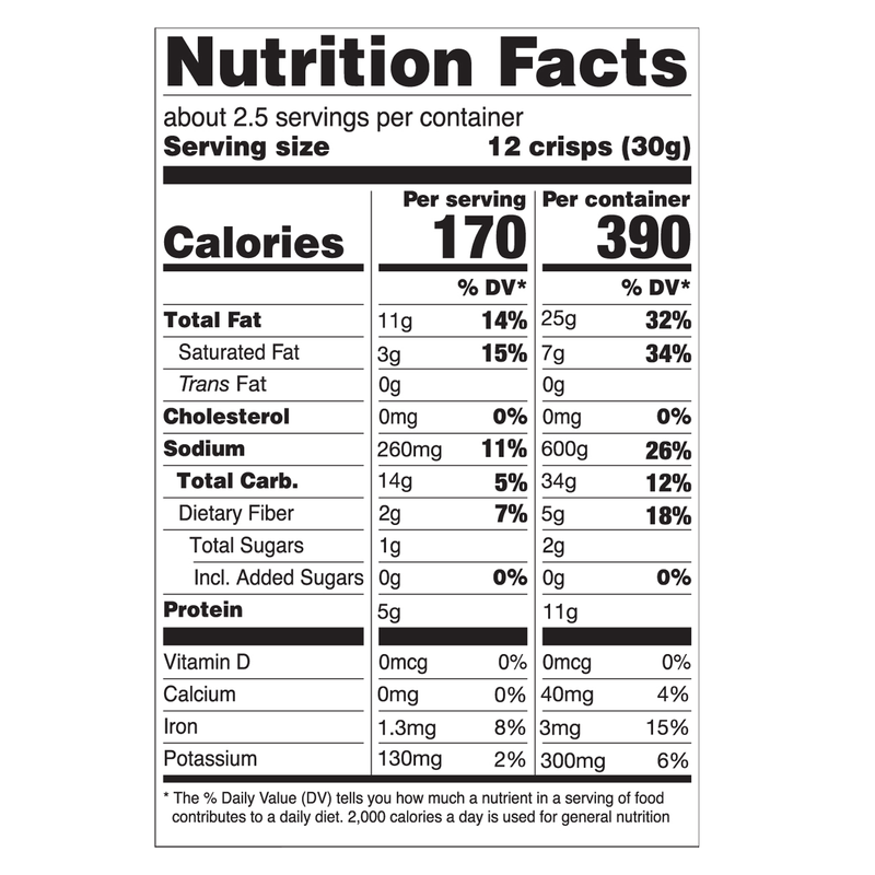 Hippie Snacks Gluten Free Sea Salt Avocado Crisps 2.5oz