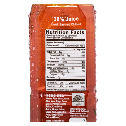 Alo Enrich Pomegranate Cranberry Juice 16.9oz Btl