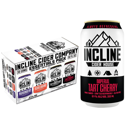 Incline Essentials Cider Variety 12pk 12oz Can 6.5% ABV