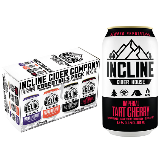Incline Essentials Cider Variety 12pk 12oz Can 6.5% ABV