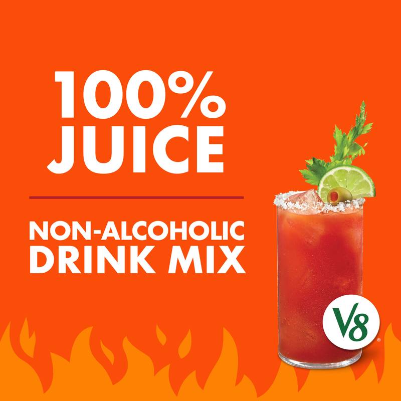 V8 Spicy Bloody Mary Mix 8oz 6pk Can