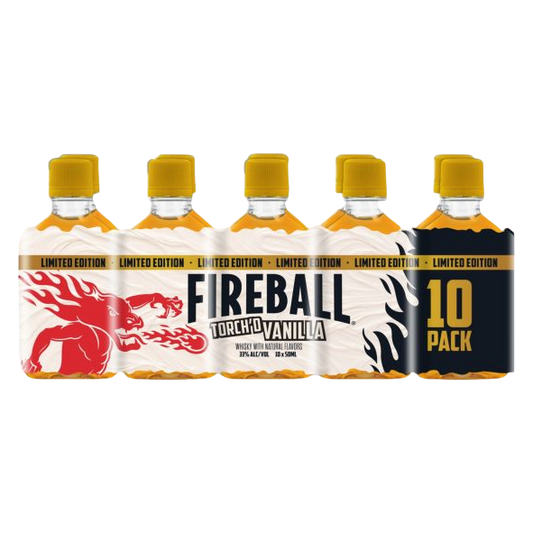 Fireball Vanilla Whisky 10pk 50ml (66 Proof)