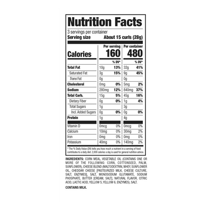 Herr's Baked Cheese Curls 3.0oz