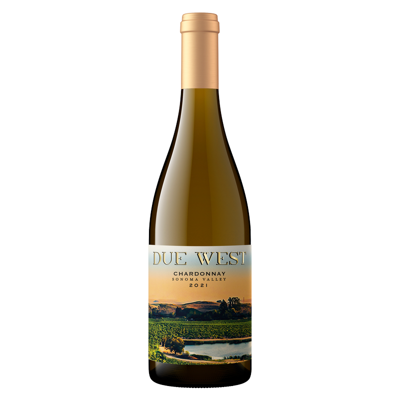 Due West Sonoma Chardonnay 750ml Bottle