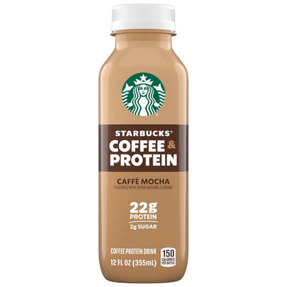 Starbucks Coffee & Protein Drink Caffe Mocha 12oz Btl