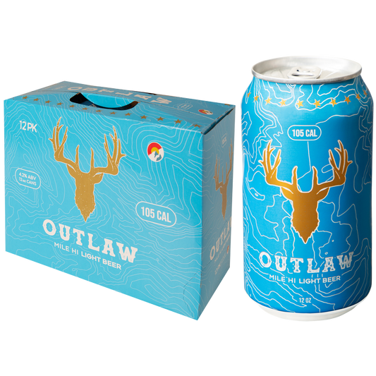 Tivoli Outlaw Mile Hi Light Beer 12pk 12oz Can 4.2% ABV