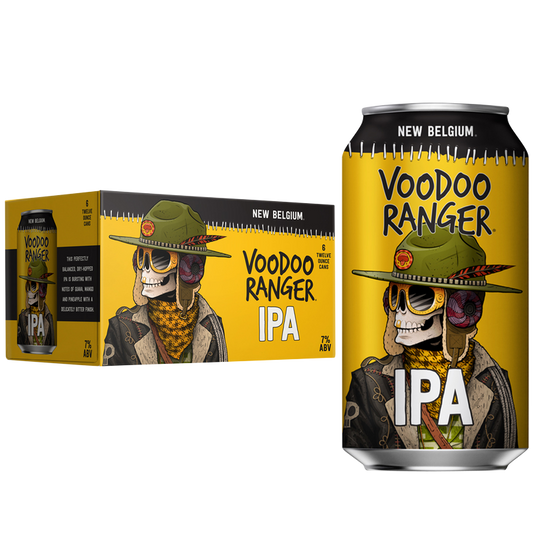 New Belgium Voodoo Ranger IPA 6pk 12oz Can 7.0% ABV