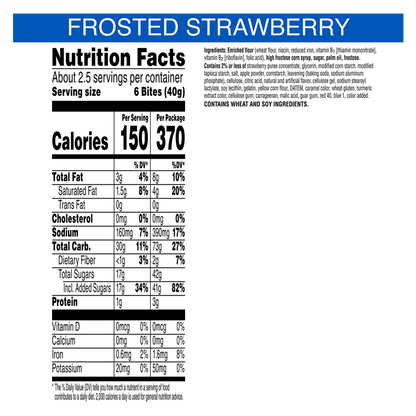 Pop-Tarts Frosted Strawberry Bites 3.5oz