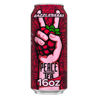Peace Tea Razzleberry 16oz Can