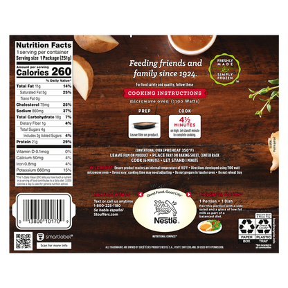 Stouffer's Baked Chicken Breast 8.87oz