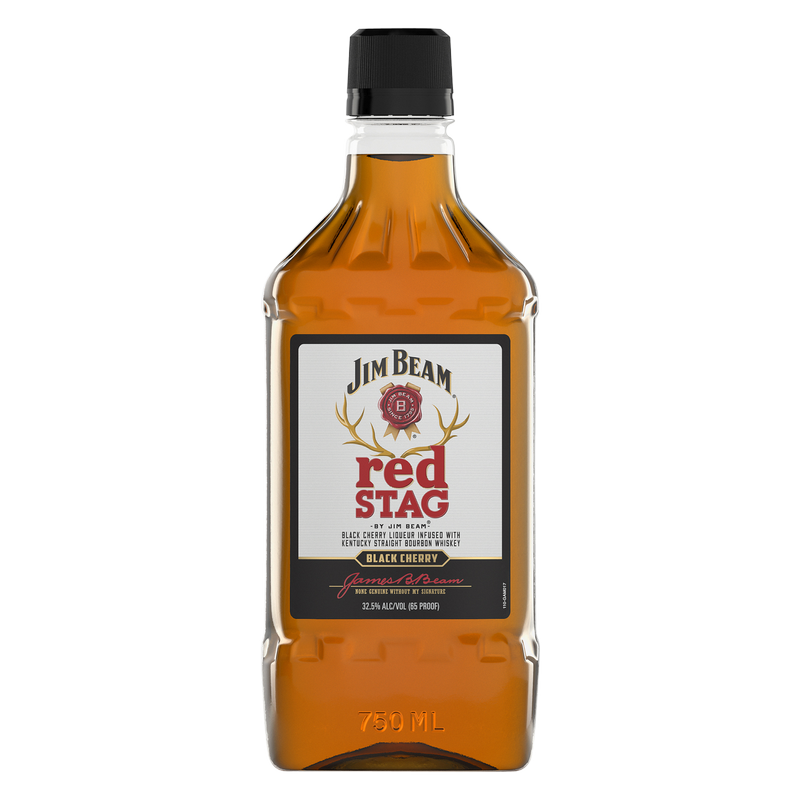 Jim Beam Red Stag Black Cherry Bourbon Whiskey 750ml (80 Proof)