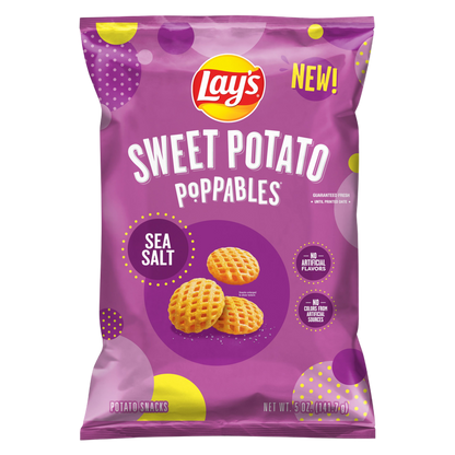 Lay's Poppables Potato Snacks Sweet Potato Sea Salt 5oz