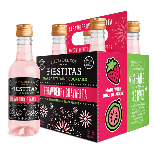 Fiestitas Strawberry Guavarita 4pk 187ml