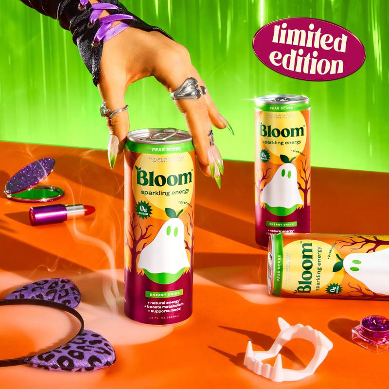 Bloom Sparkling Energy Pear Scare 12oz Can