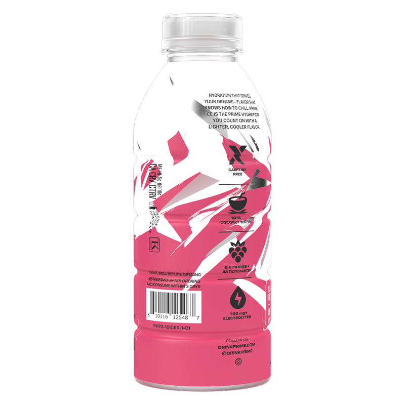Prime Hydration Ice Red Chill 16.9oz Btl