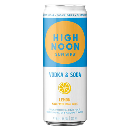 High Noon Lemon Vodka Hard Seltzer 4pk 12oz Cans 4.5% ABV