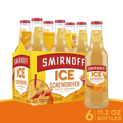 Smirnoff Ice Screwdriver 6pk 11.2oz Btl 4.5% ABV