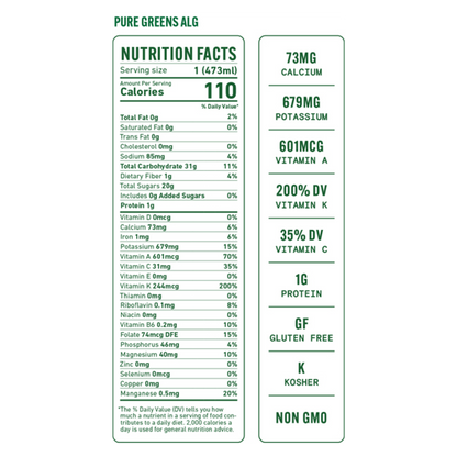 Pure Green Apple Lemon Ginger 16oz Btl