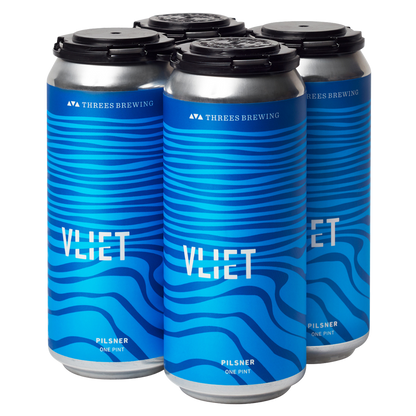 Threes Brewing Vliet Pilsner 4pk 16oz Can 5.0% ABV