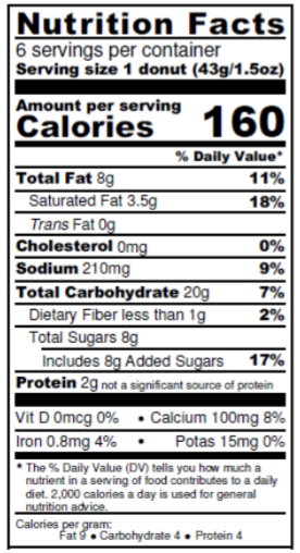 Maple Donut Glazed Donuts - 6ct
